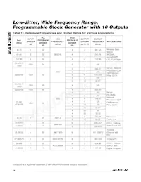 MAX3638ETM2T Datasheet Page 14