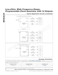 MAX3638ETM2T Datasheet Pagina 22