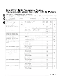 MAX3639ETM2T Datasheet Page 4