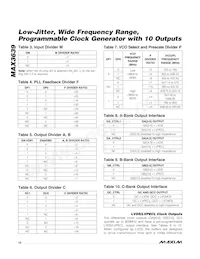 MAX3639ETM2T Datasheet Page 12