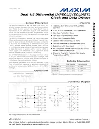 MAX9314ECJ+T Datenblatt Cover