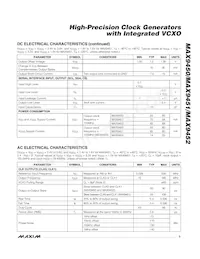 MAX9450EHJ+T Datasheet Page 3