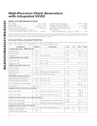 MAX9451EHJ-T Datasheet Page 2