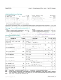 MAX9892ERT+T Datasheet Page 2