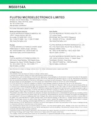 MB88154APNF-G-102-JNE1 Datasheet Page 20