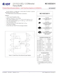MC100ES6011EJR2 Datasheet Cover
