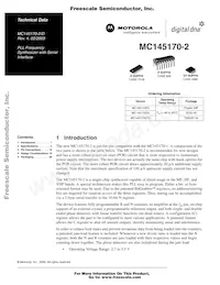 MC145170DT2R2 Datasheet Cover