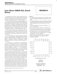 MC88915EI70 Datenblatt Cover