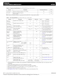 MC88LV926EGR2 Datasheet Page 5