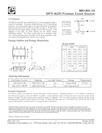 MK1491E-14RTR Datasheet Page 4