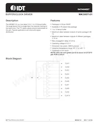 MK3807-01RITR Datasheet Cover