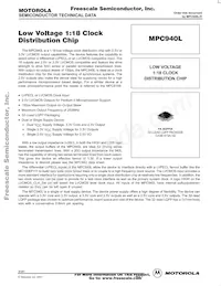 MPC940LAC Datenblatt Cover