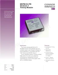 MSTM-S3-TR-19.44M Datasheet Cover