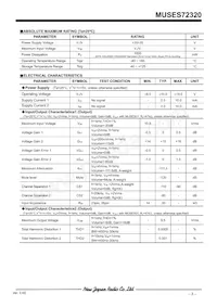 MUSES72320V-TE2 Datasheet Page 3