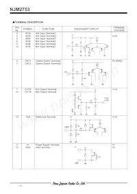 NJM2753V-TE1 Datasheet Page 4