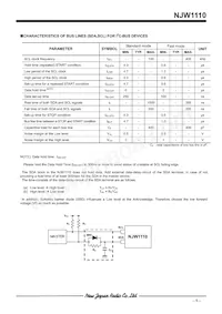 NJW1110V-TE1 Datasheet Page 5