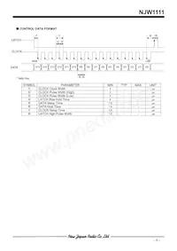NJW1111V-TE1 Datasheet Page 5