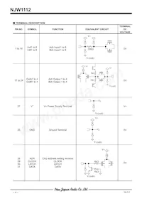 NJW1112V-TE1 Datasheet Page 4