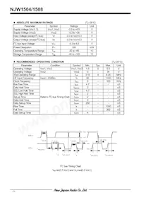 NJW1508V-TE1 Datasheet Page 2