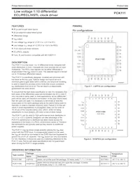 PCK111BD Datasheet Page 2