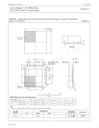 PCK111BD Datasheet Page 7