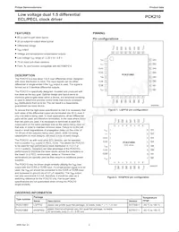 PCK210BD Datasheet Pagina 2