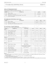 PCK2111BD Datasheet Page 4