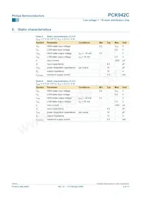 PCK942CBD Datasheet Page 4