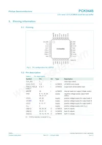 PCK9446BD Datasheet Page 3