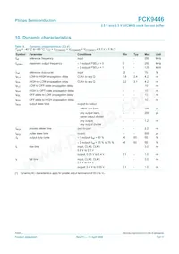PCK9446BD Datasheet Page 7