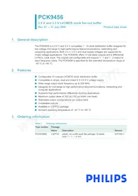 PCK9456BD Datasheet Cover
