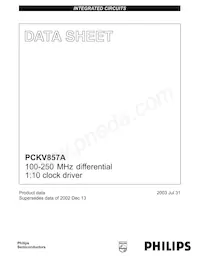 PCKV857ADGV Datasheet Copertura