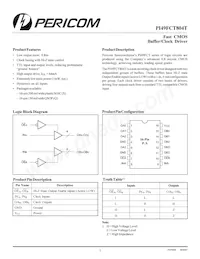 PI49FCT804ATS Datasheet Cover