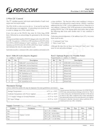 PI6C182BHEX Datasheet Pagina 3