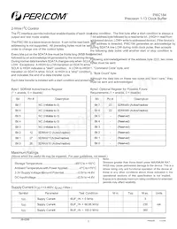 PI6C184HEX Datasheet Page 3