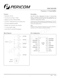 PI6C185-02BQE Datasheet Cover