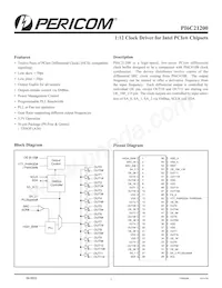 PI6C21200AEX Datasheet Cover