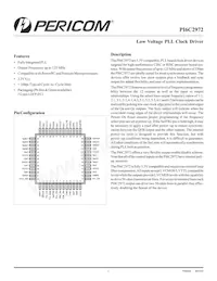 PI6C2972FCE Datasheet Cover
