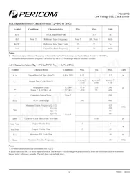 PI6C2972FCE Datasheet Page 6