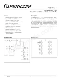 PI6C48535-11LE Datasheet Cover