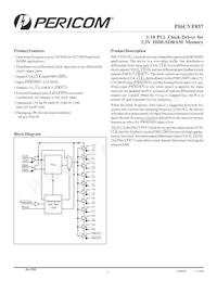 PI6CVF857ZDE Datenblatt Cover
