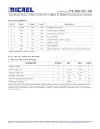 PL586-08DC Datasheet Page 2