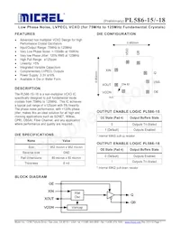 PL586-18DC Datasheet Cover