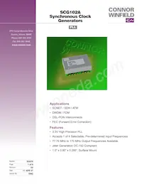 SCG102A-DFC-A1P2 V1.0數據表 封面