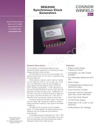 SCG2500-77.76M Datasheet Cover