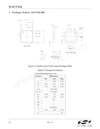 SI4114G-B-GM Datasheet Page 22