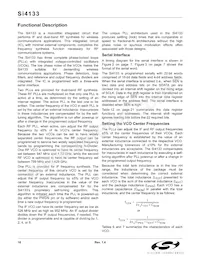 SI4133-BT Datasheet Page 16
