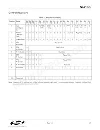 SI4133-BT Datasheet Page 21