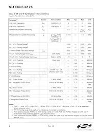 SI4136-BT Datasheet Page 8