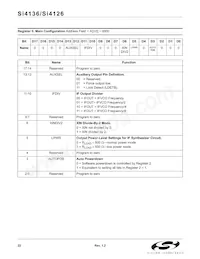 SI4136-BT Datasheet Page 22